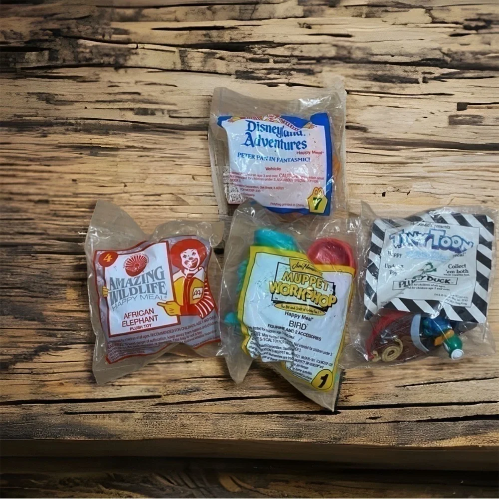 Vintage McDonald’s Happy Meal Toy Bundle Disneyland Tiny Toons Muppets Wildlife